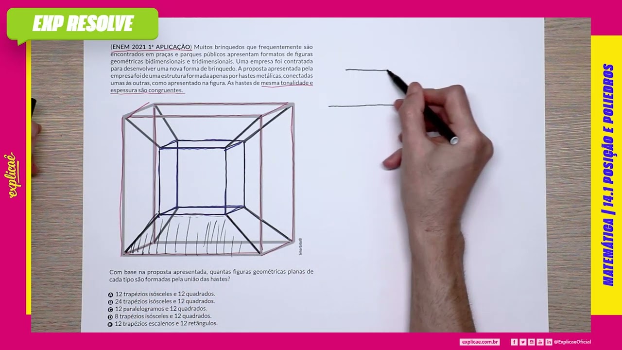 MUITOS BRINQUEDOS QUE FREQUENTEMENTE SÃO ENCONTRADOS EM PRAÇAS E PARQUES(...)| POSIÇÃO E POLIEDROS