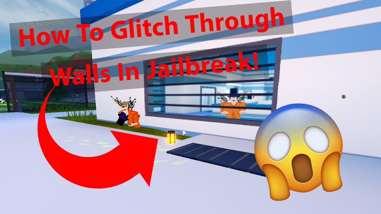 Roblox Jailbreak How To Glitch Through Walls Youtube - how to walk through walls roblox jailbreak