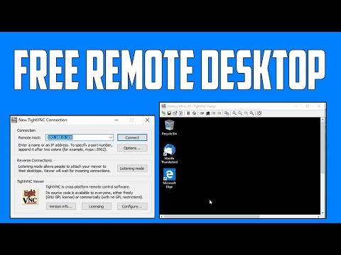 How To Use TightVNC To Access Computers Remotely in LAN | Free Remote Desktop