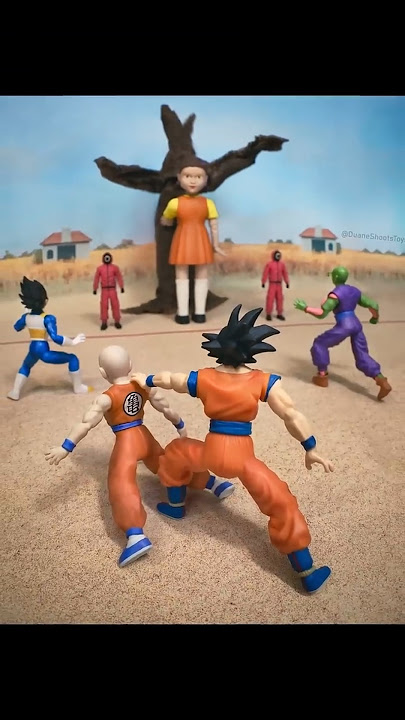Dragon Ball Z Meets Squid Game! Action Figure Diorama
