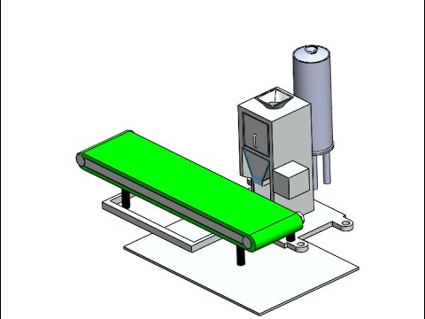 DESIGNING A RICE BAGGING MACHINE IN SOLIDWORKS RIGHT FROM THE SILO ...