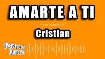 Thumbnail of Cristian - Amarte A Ti (Versión Karaoke)