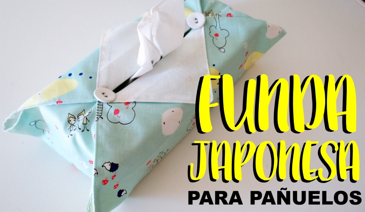 Funda para caja de pañuelos (con patrón)