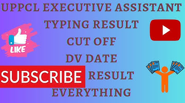 UPPCl Executive Assistant Typing Result 2022