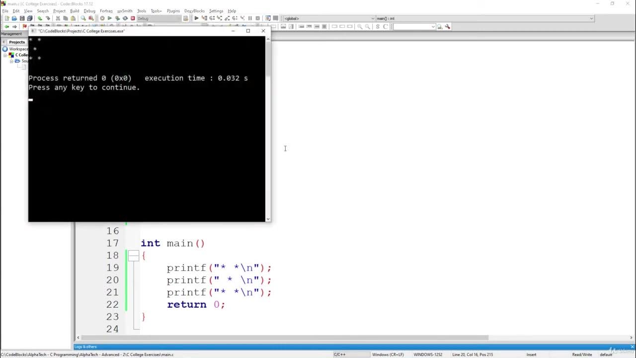 C Pattern Printing Programs | X Shape Explained || Must Watch - English ...