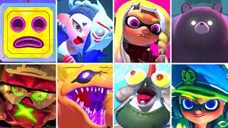 Splatoon 3 - All Bosses + Final Boss and Ending