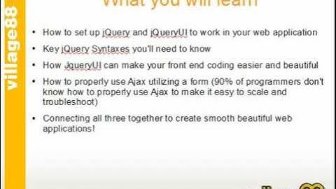 jQuery, jQueryUI, and Ajax - Crash Course