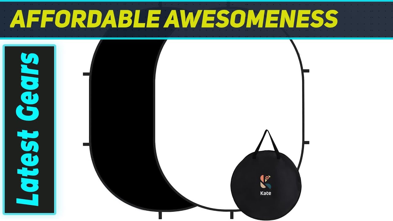 Testing Kick Off Backdrop Best Collapsible Backdrop? Kate 5x6.5ft Backdrop Test - YouTube