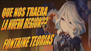 QUE NOS TRAERA LA NUEVA REGION de Genshin Impact FONTAINE TEORIAS