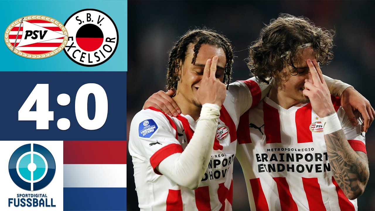 ⁣PSV dreht spät auf! Simons mit Tor und Vorlage | PSV Eindhoven - Excelsior Rotterdam |