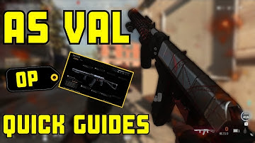 BEST AS VAL SETUP/LOADOUT -  Warzone - Tips & Tricks - Quick Guides - Call of Duty (Season6)