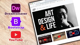 Embed Responsive YouTube Videos in Dreamweaver Bootstrap