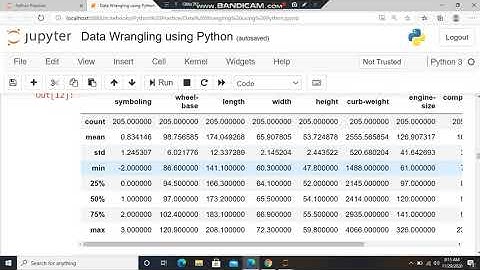 Data Wrangling using Python