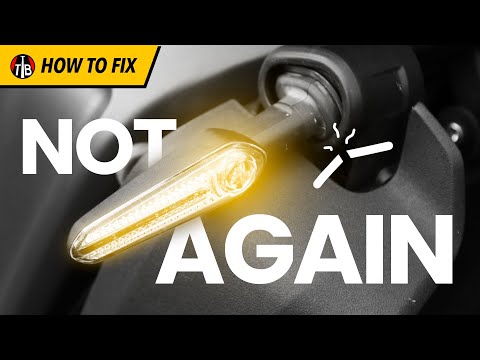 Yamaha MT-09 - How to fix the indicators back in place