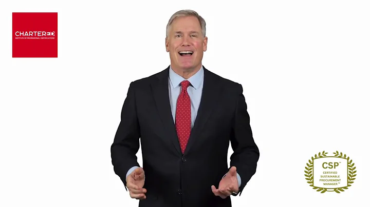 Certified Sustainable Procurement Manager (w/ ISO 20400 Guidelines) CSP™