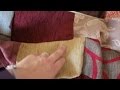 Upcycling upholstery fabric samples - making patchwork blankets & festival belts Upcycling upholstery fabric samples - making patchwork blankets & festival belts