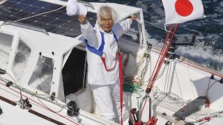 Le Japonais Kenichi Horie, 83 ans, traverse le Pacifique en solitaire à la voile