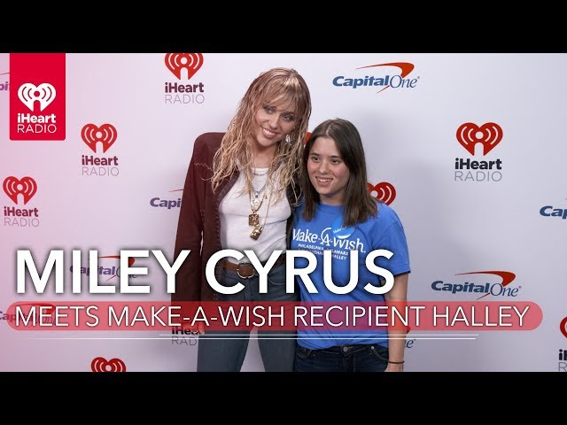 Miley Cyrus Makes A Fan's Dream Come True! class=