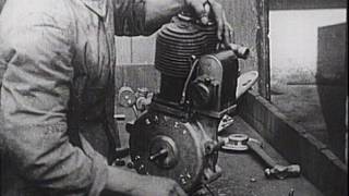 Early Motorcycle Manufacture - The Rover Imperial (*silent movie)
