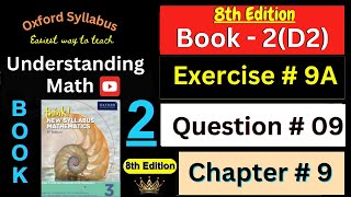D2 Math Chapter 9 Exercise 9A Question 9 | Pythagoras | Think New Syllabus Mathematics 8th Edition