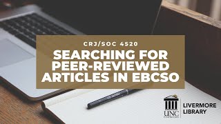 Search Peer Reviewed Articles EBSCO