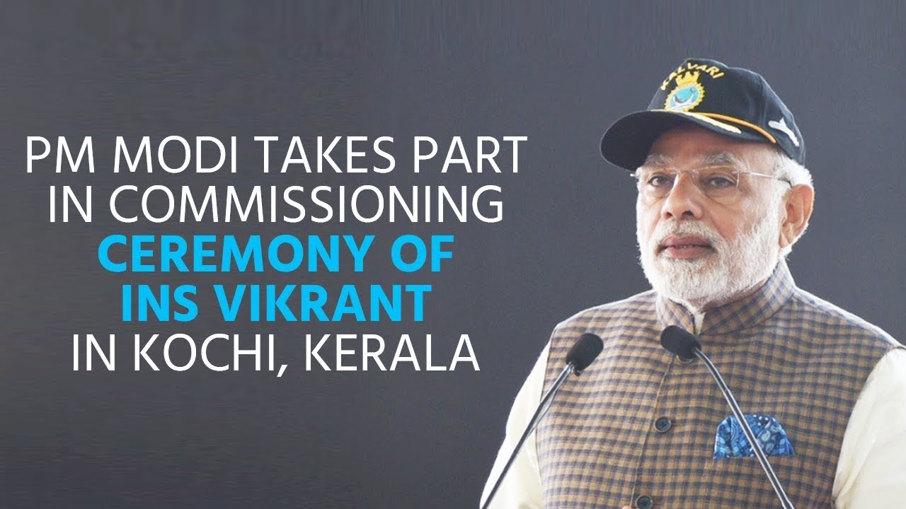 PM Modi Live: PM Modi Takes Part In Commissioning Of INS Vikrant In