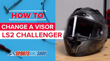 How to change a visor: LS2 Challenger motorcycle helmet