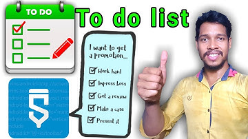 Todo list app create in sketchware Hindi tutorial/Aaura Technical