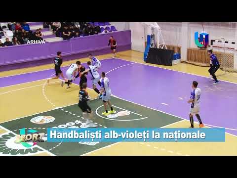 Handbaliști alb-violeți la naționale