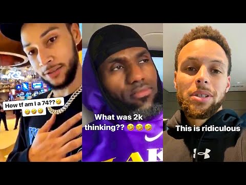 NBA Players React To Their NBA 2K22 Ratings