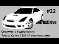 Стоимость содержания #22 - Toyota Celica T23 (Стоимость эксплуатации)