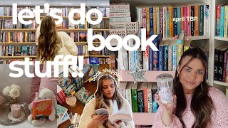 let's do book stuff!! 📖💐☕️ *book shopping + haul, tbr prompt cards choose my april tbr & cozy reads*