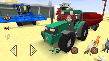 Blocky Farm & Racing Simulator UPDATE 2021 - Agricultural machinery is ready for cultivation 4k