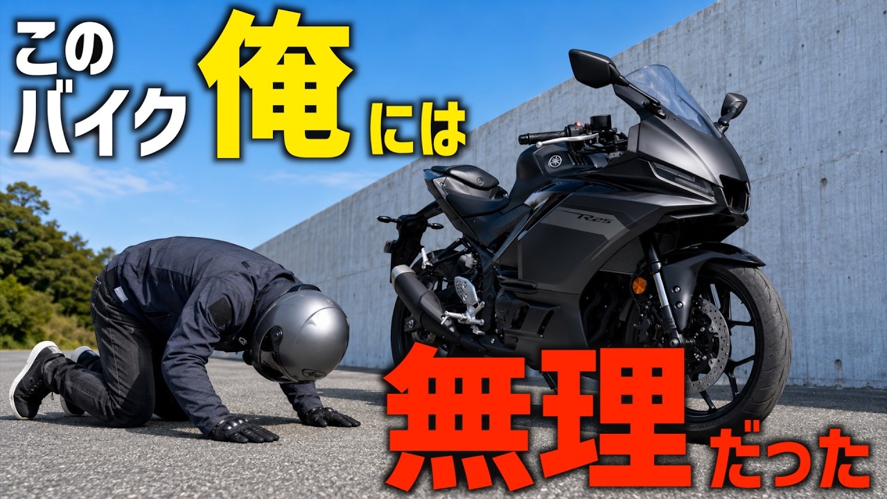 このバイク 俺には無理だった 【新型 YZF - R25】