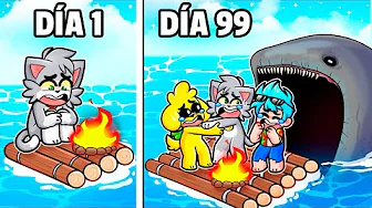 Perdidos 99 DÍAS en una BALSA en EL MAR... 🌊😨 thumbnail