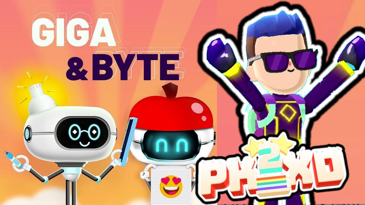Byte Robot WHO IS GIGA AND BYTE ROBOT PK XD? - YouTube