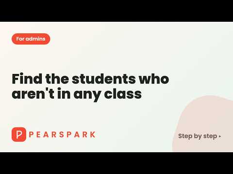 Video thumbnail: Find the students who aren't in any class