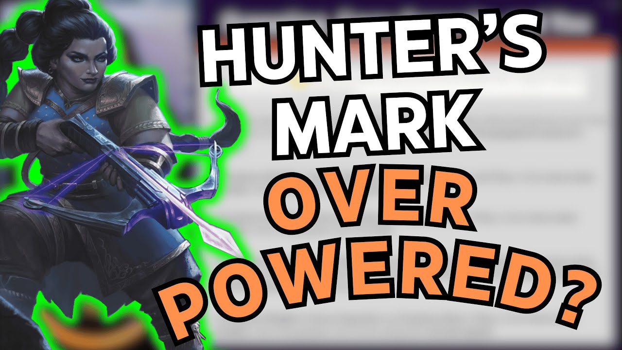 Hunter's Mark Might be Too Good (D&D 2024)