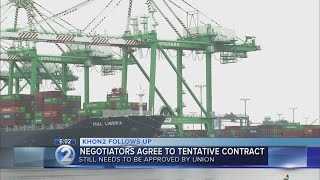 2 sides in West Coast ports dispute reach tentative contract