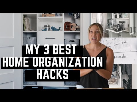 How I Organize My Home Office Shelves - Get Organized HQ