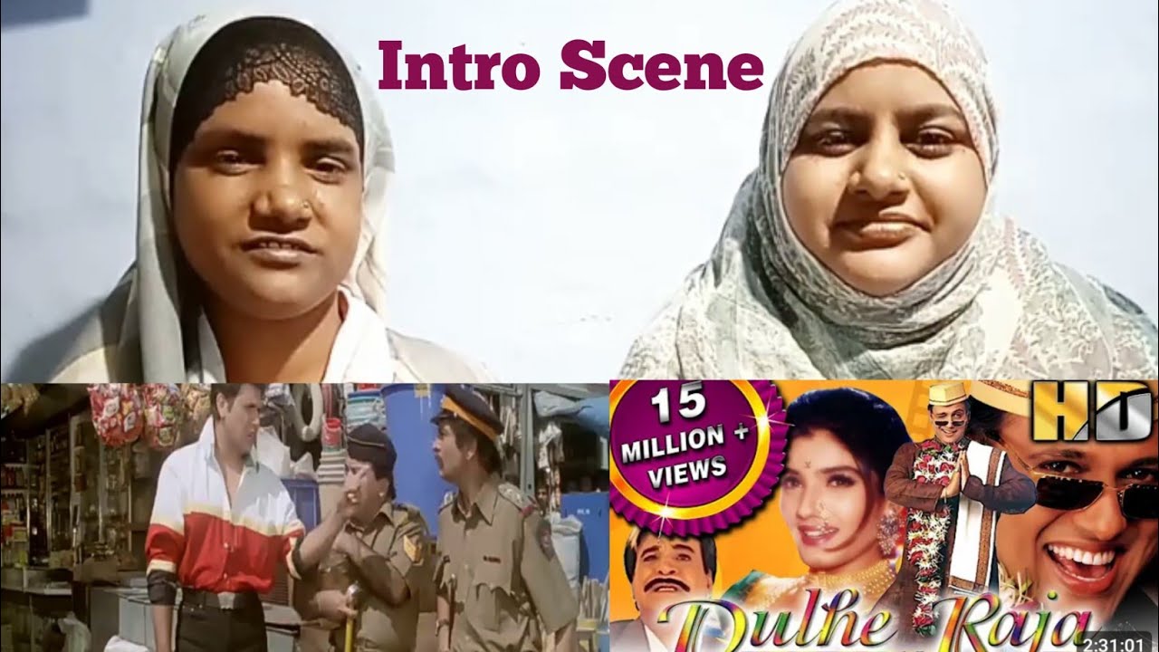 Indian Girls Reaction On Dulhe Raja 1998 Blockbuster Movie l Intro Scene l Govinda l Khan