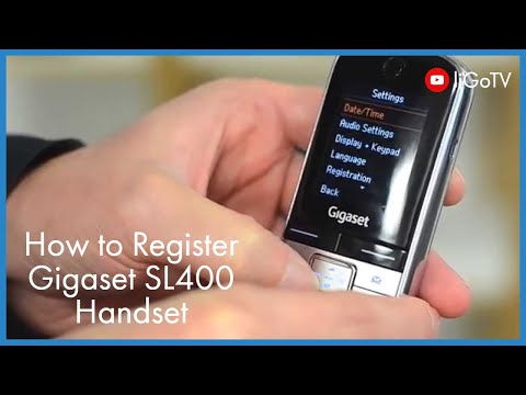 How To Register a Gigaset SL400 Handset