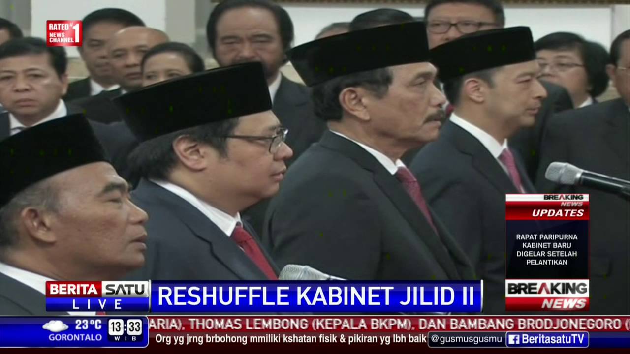 Suasana Jelang Pelantikan Menteri-menteri Baru Kabinet Kerja