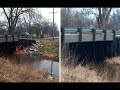 Un hombre debajo de un puente escucha a alguien llorar y...