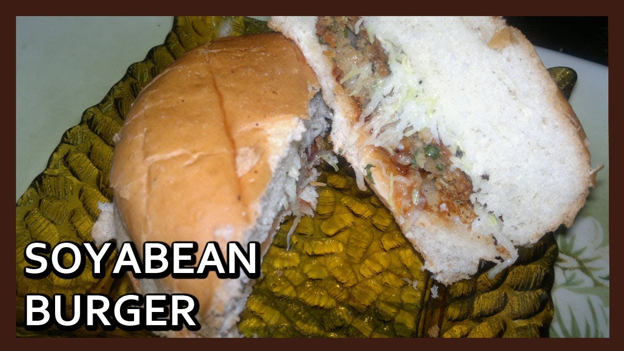 Vegetarian Soyabean Burger | Healthy Soya Burger Recipe for Kids | Airfryer Recipes by Healthy Kadai