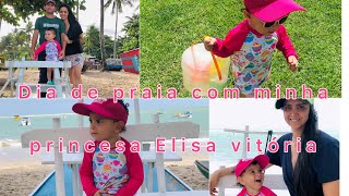 Dia de praia com minha princesinha Elisa! ❤️                  #praia #portodegalinhas