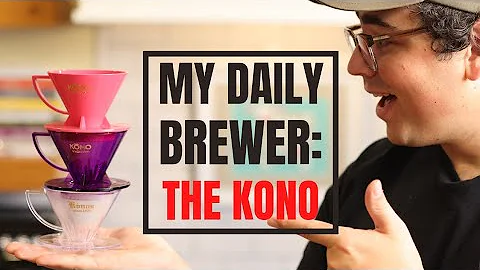 MY DAILY BREWER: Kono Dripper and My Two Recipes