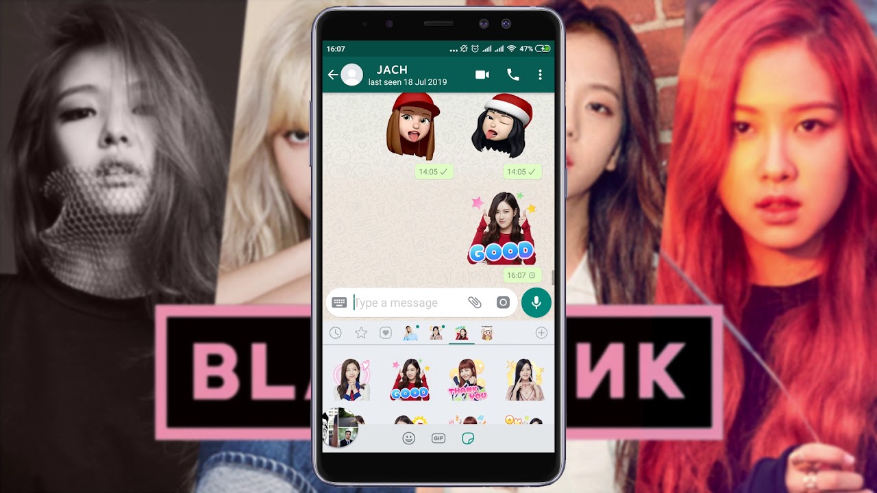 Blackpink Sticker For Whatsapp Youtube