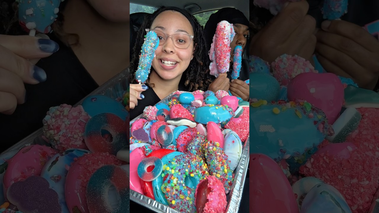 Candied Fruit🍭🍬 #asmr #crunchy #eating #couple #comedy #funny #viral