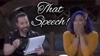 Remember... that incredible speech from Loquacious Seelie (& bragging on Sam Riegel)